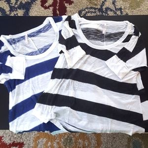 Lot Rue21 Tops (2) Blue Gray White